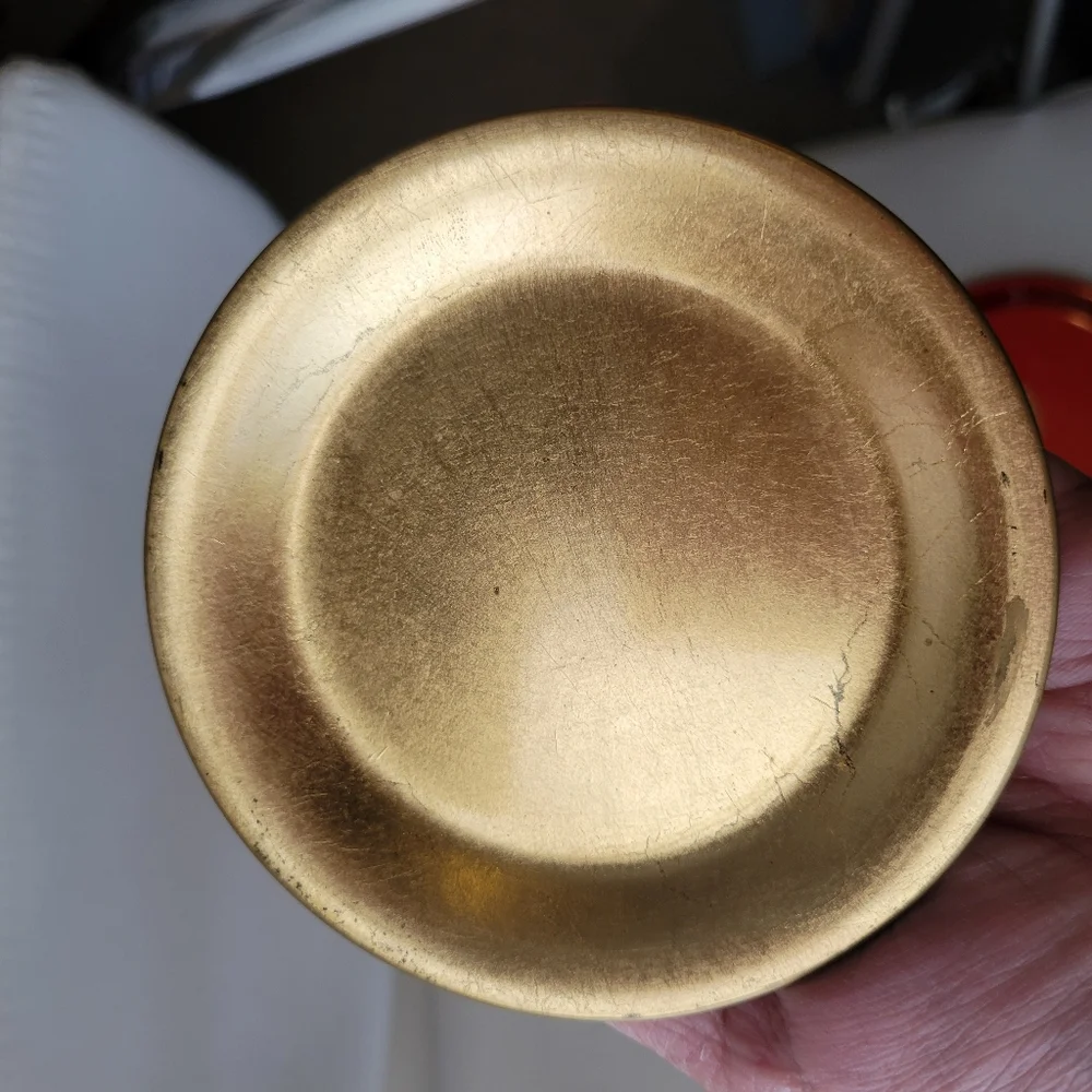 Gold Lacquer Coasters (6) ~ Viking Import Japan ~ 1960s? ~ Versatile ~ Vintage